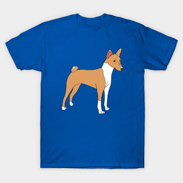 Basenji T-Shirt by Adastumae